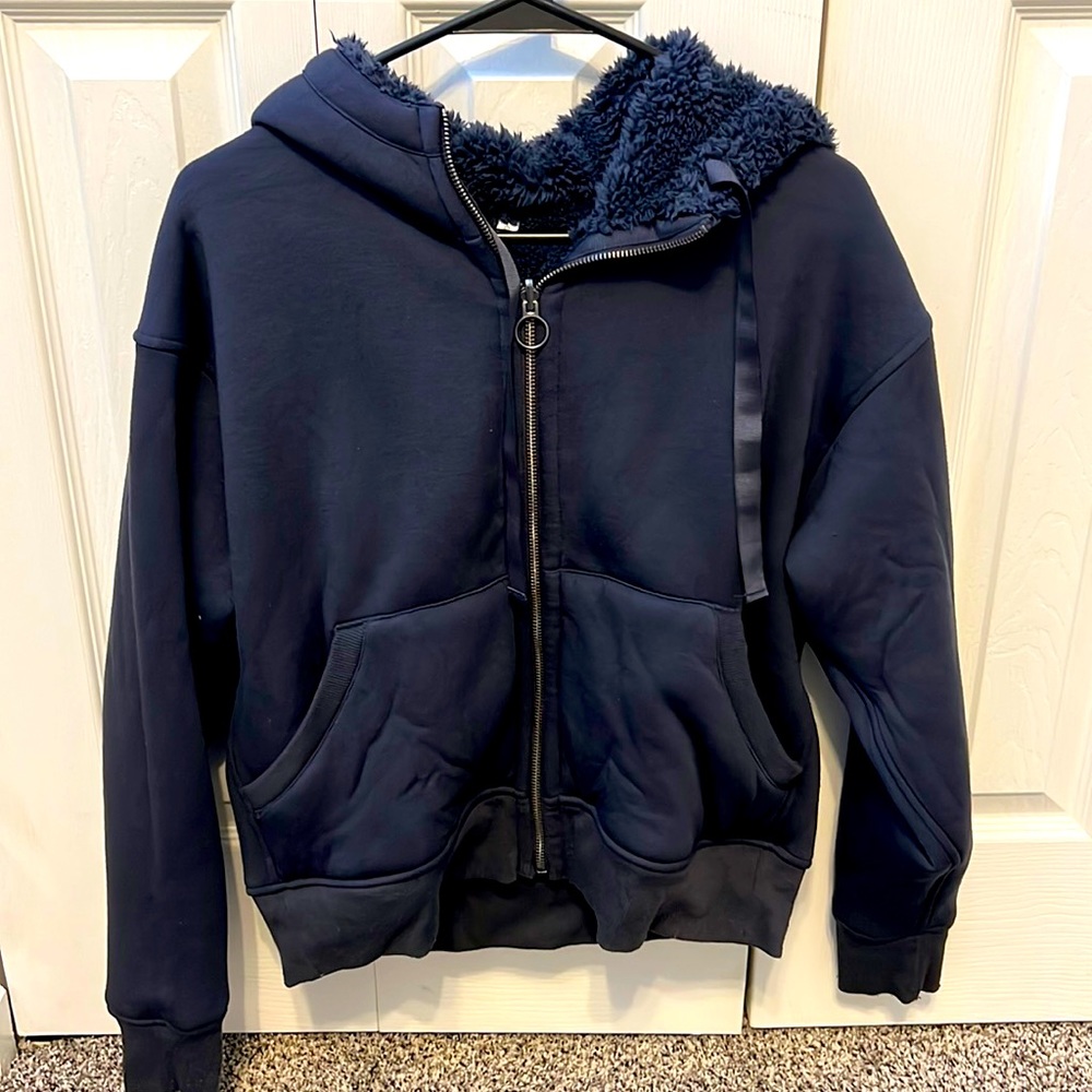 Athleta reversible sherpa jacket